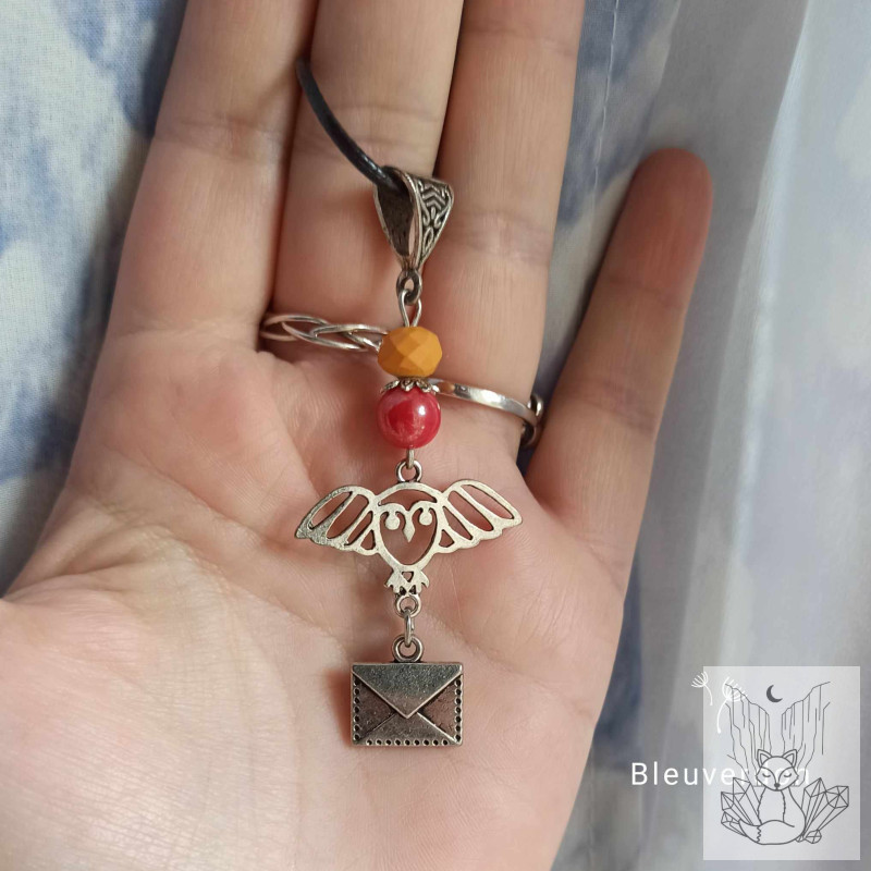 Collier fantaisie chouette
