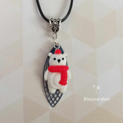 Collier fantaisie de noël -...